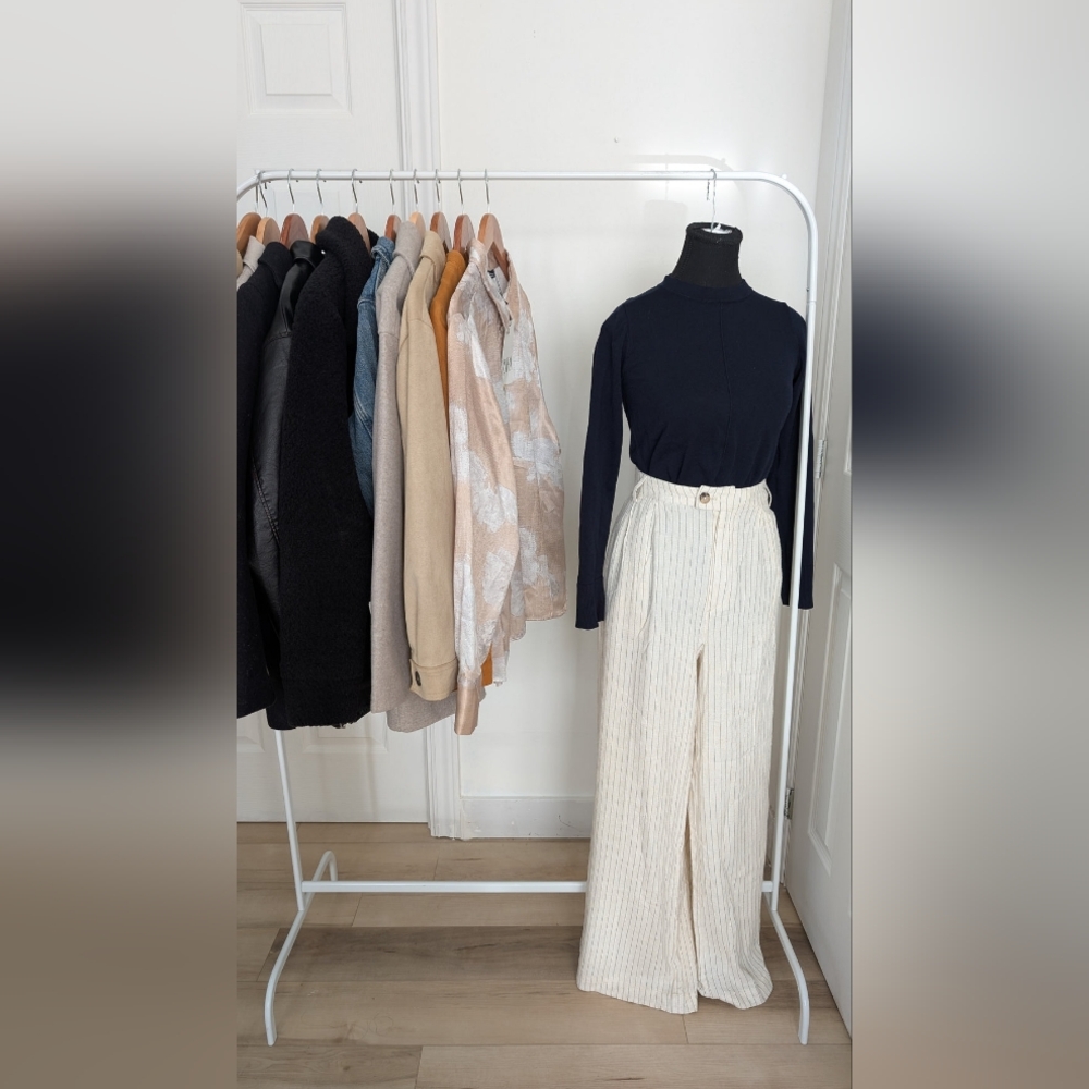 SOLD- Wide Leg Linen Pant
